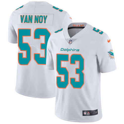 Nike Miami Dolphins #53 Kyle Van Noy White Youth Stitched NFL Vapor Untouchable Limited Jersey